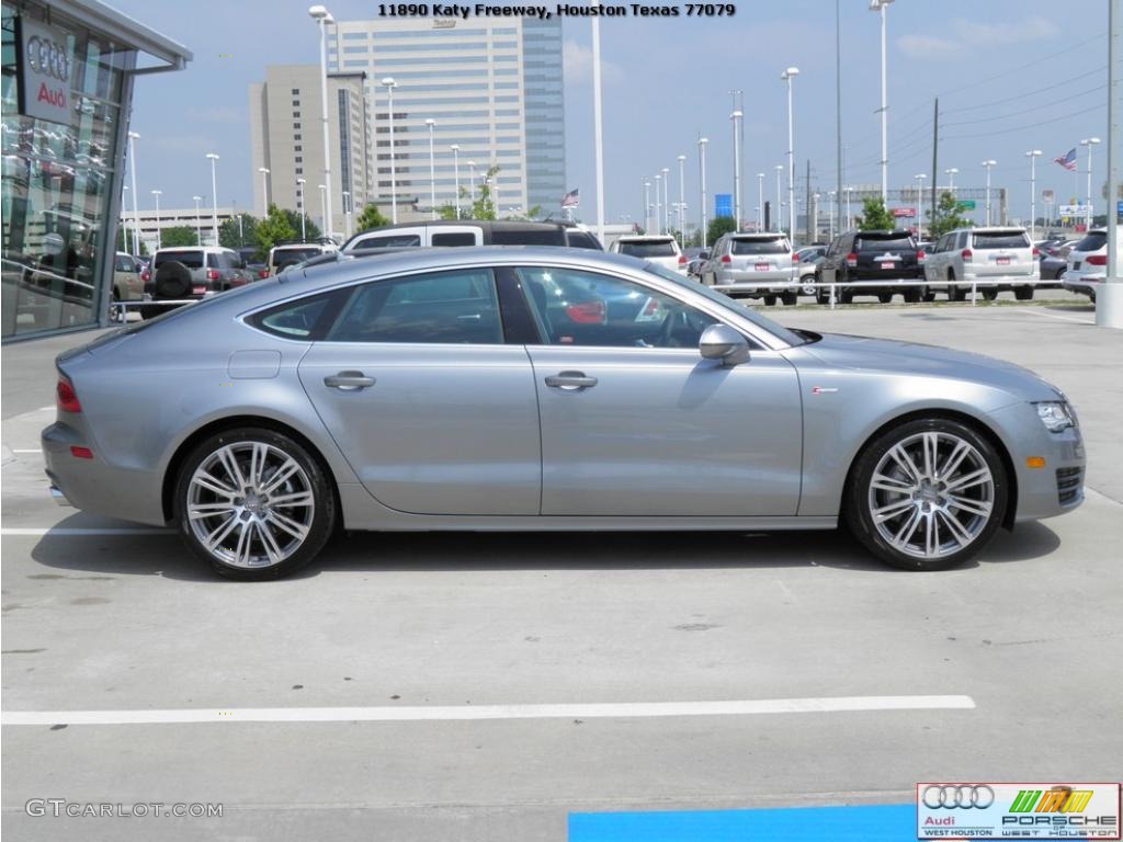 Quartz Grey Metallic 2012 Audi A7 3.0T quattro Premium Plus Exterior Photo #48292885