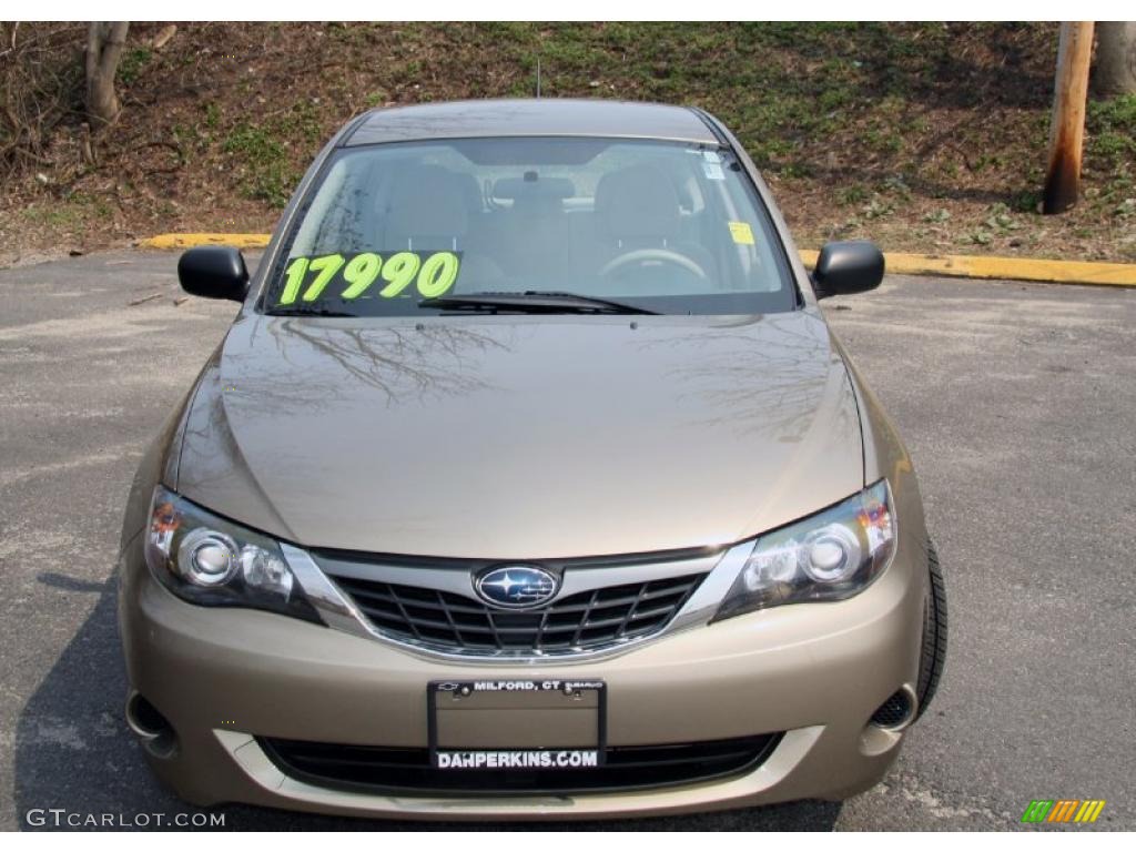 2008 Impreza 2.5i Wagon - Topaz Gold Metallic / Ivory photo #2