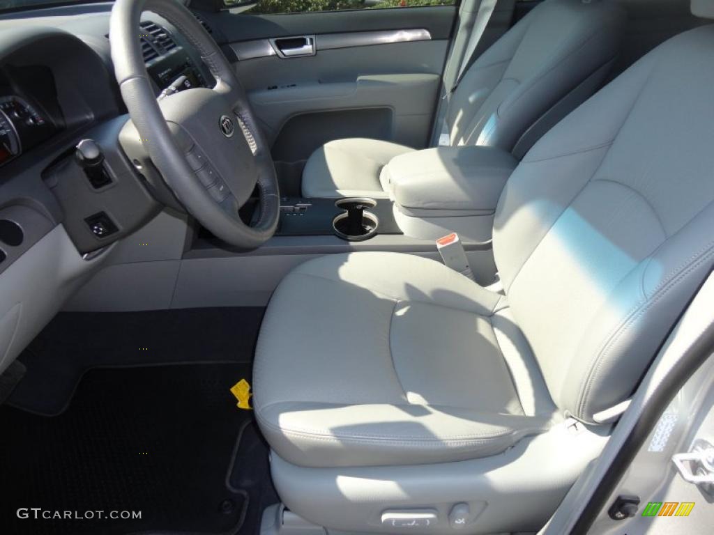 Gray Interior 2009 Kia Borrego EX V6 Photo #48293413