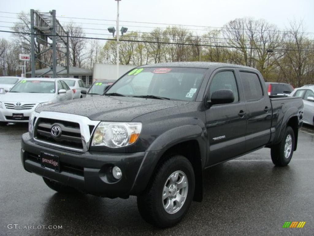 Magnetic Gray Metallic 2009 Toyota Tacoma V6 SR5 Double Cab 4x4 Exterior Photo #48293707