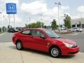 2008 Vermillion Red Ford Focus SE Coupe  photo #3