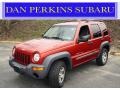 Salsa Red Pearlcoat 2002 Jeep Liberty Sport 4x4