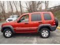 2002 Salsa Red Pearlcoat Jeep Liberty Sport 4x4  photo #11