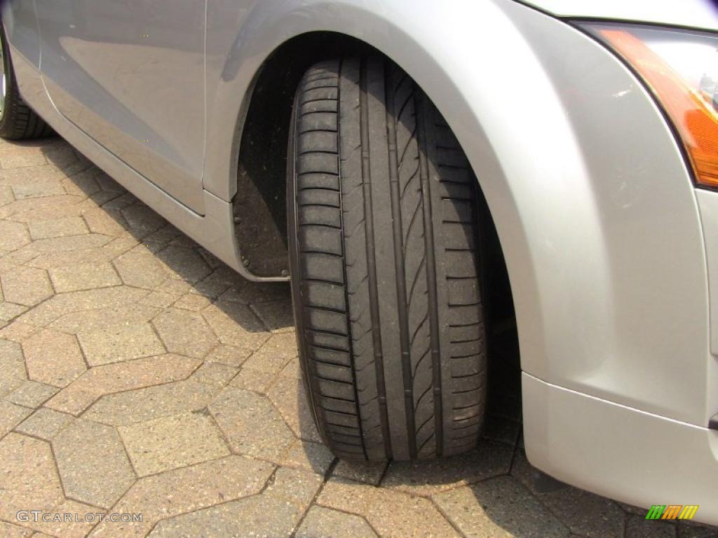 2008 TT 2.0T Roadster - Ice Silver Metallic / Black photo #3