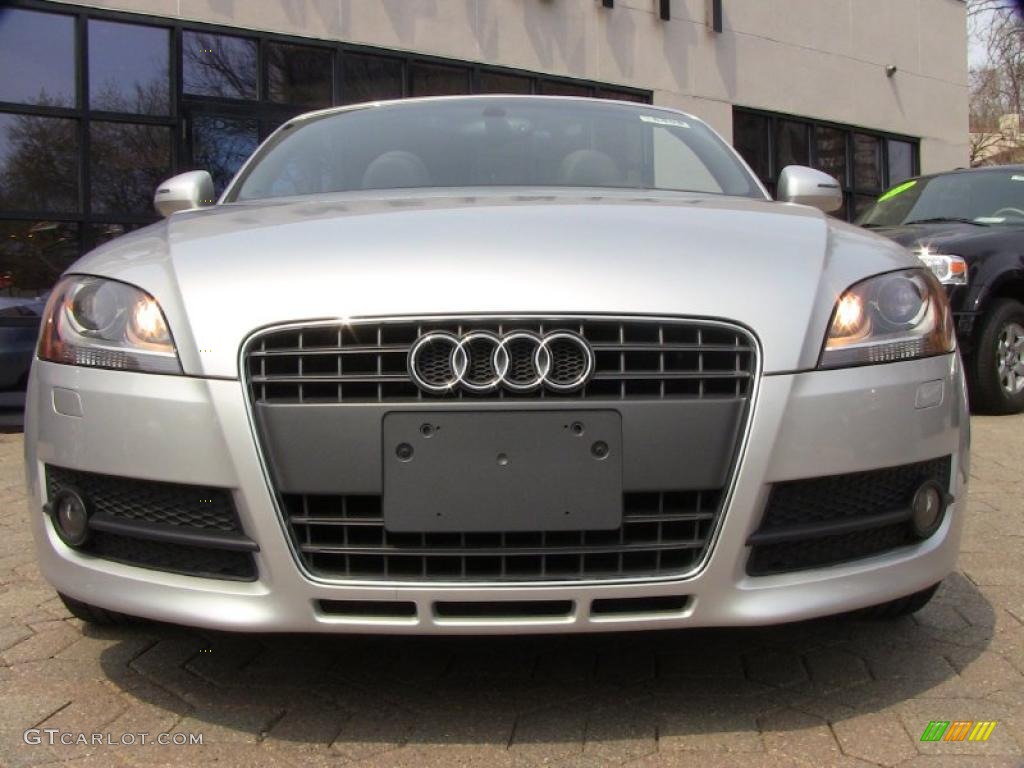 2008 TT 2.0T Roadster - Ice Silver Metallic / Black photo #5