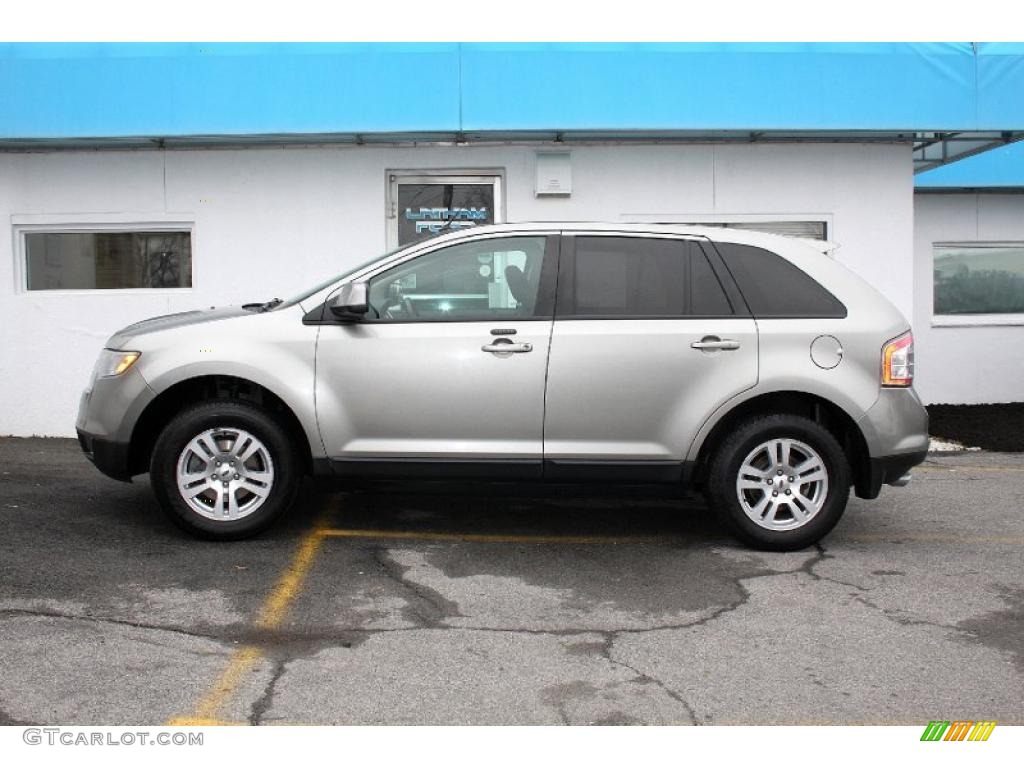 2008 Edge SEL AWD - Vapor Silver Metallic / Charcoal photo #7