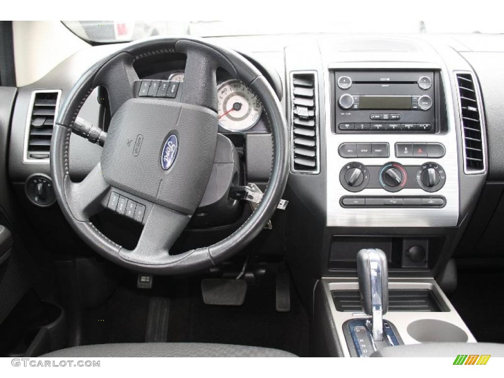 2008 Edge SEL AWD - Vapor Silver Metallic / Charcoal photo #14