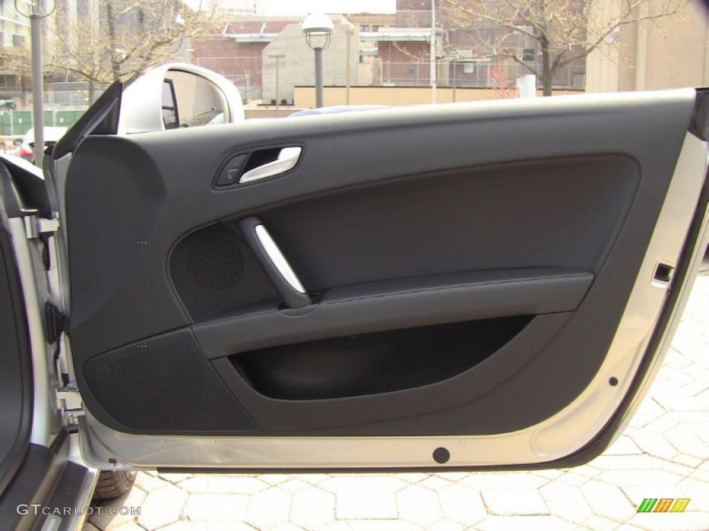 2008 Audi TT 2.0T Roadster Black Door Panel Photo #48295000