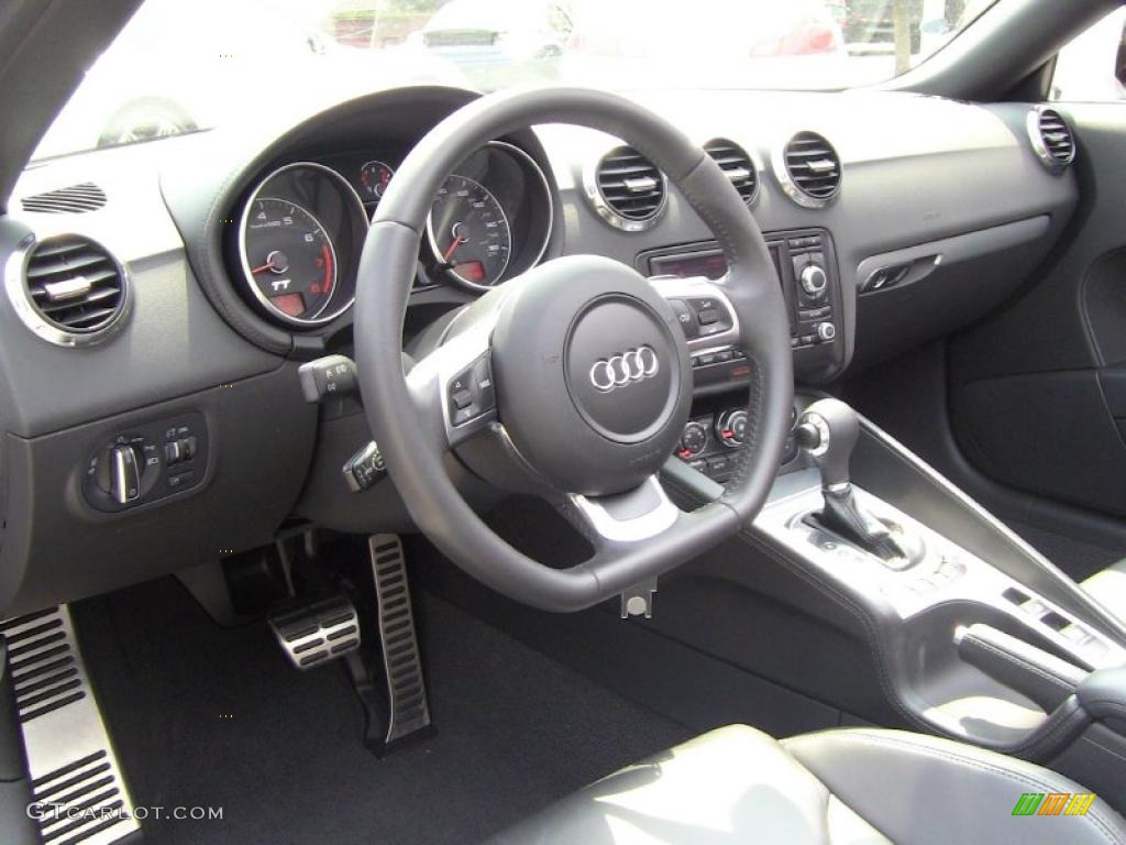 Black Interior 2008 Audi TT 2.0T Roadster Photo #48295087