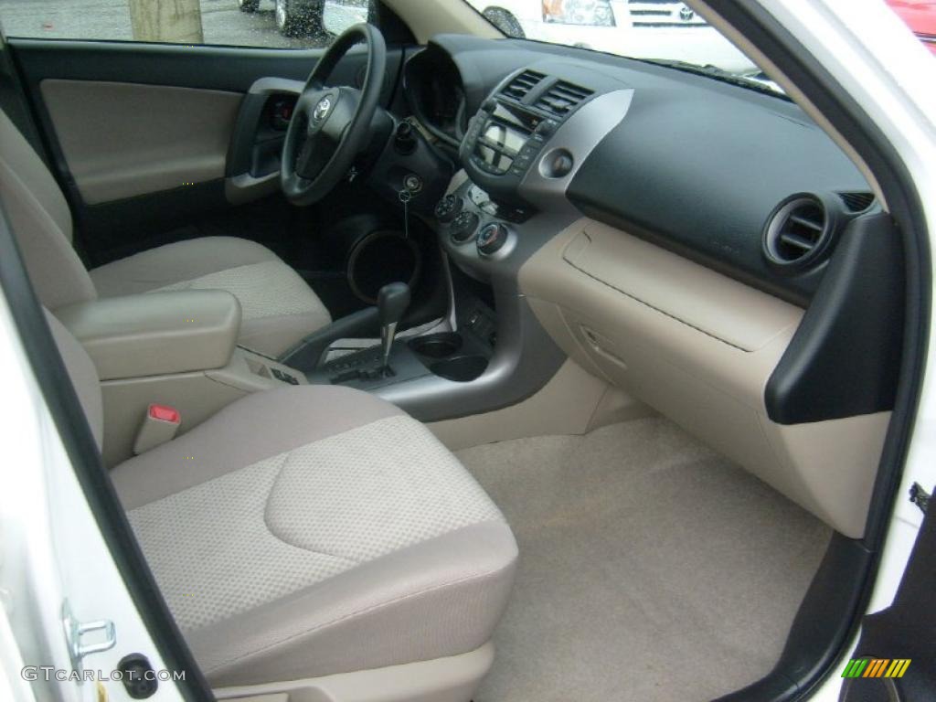Taupe Interior 2008 Toyota RAV4 4WD Photo #48296533