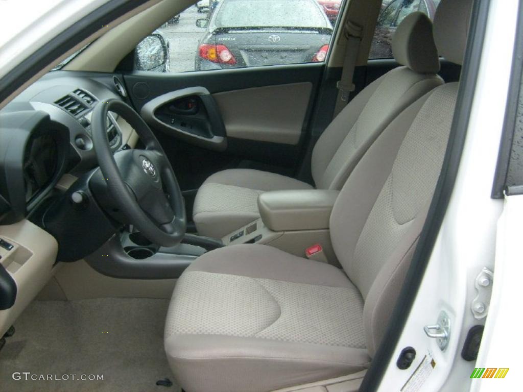 Taupe Interior 2008 Toyota RAV4 4WD Photo #48296545