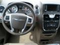 Dark Frost Beige/Medium Frost Beige 2011 Chrysler Town & Country Touring - L Steering Wheel