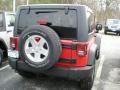 2011 Flame Red Jeep Wrangler Sport S 4x4  photo #2