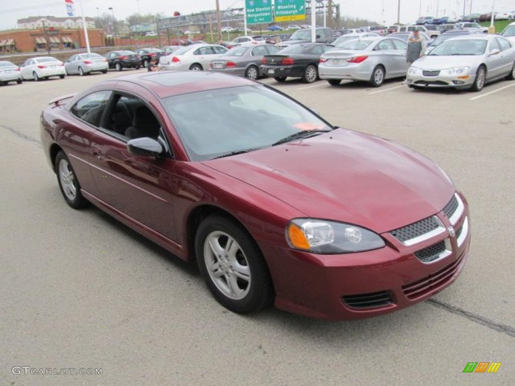 2003 Stratus SXT Coupe - Deep Red Pearl / Dark Taupe/Medium Taupe photo #10