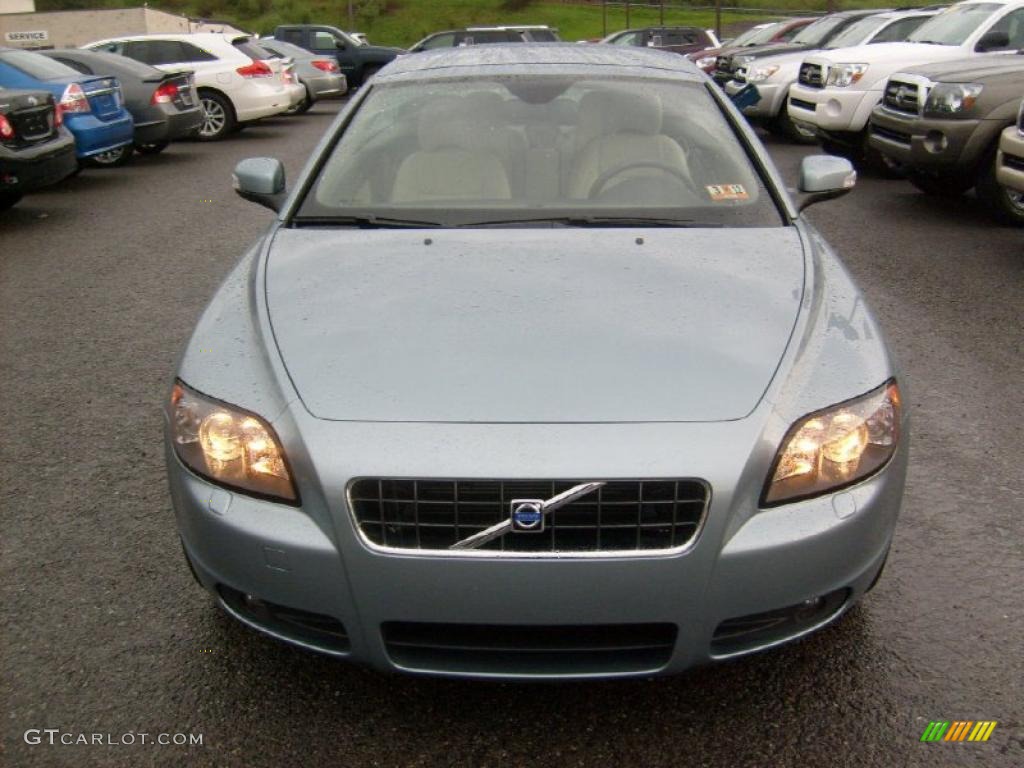 2009 C70 T5 Convertible - Celestial Blue Metallic / Calcite photo #2