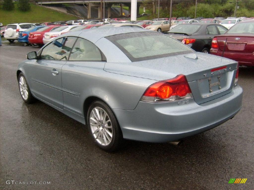 2009 C70 T5 Convertible - Celestial Blue Metallic / Calcite photo #4