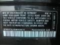 2011 Volkswagen GTI 4 Door Info Tag