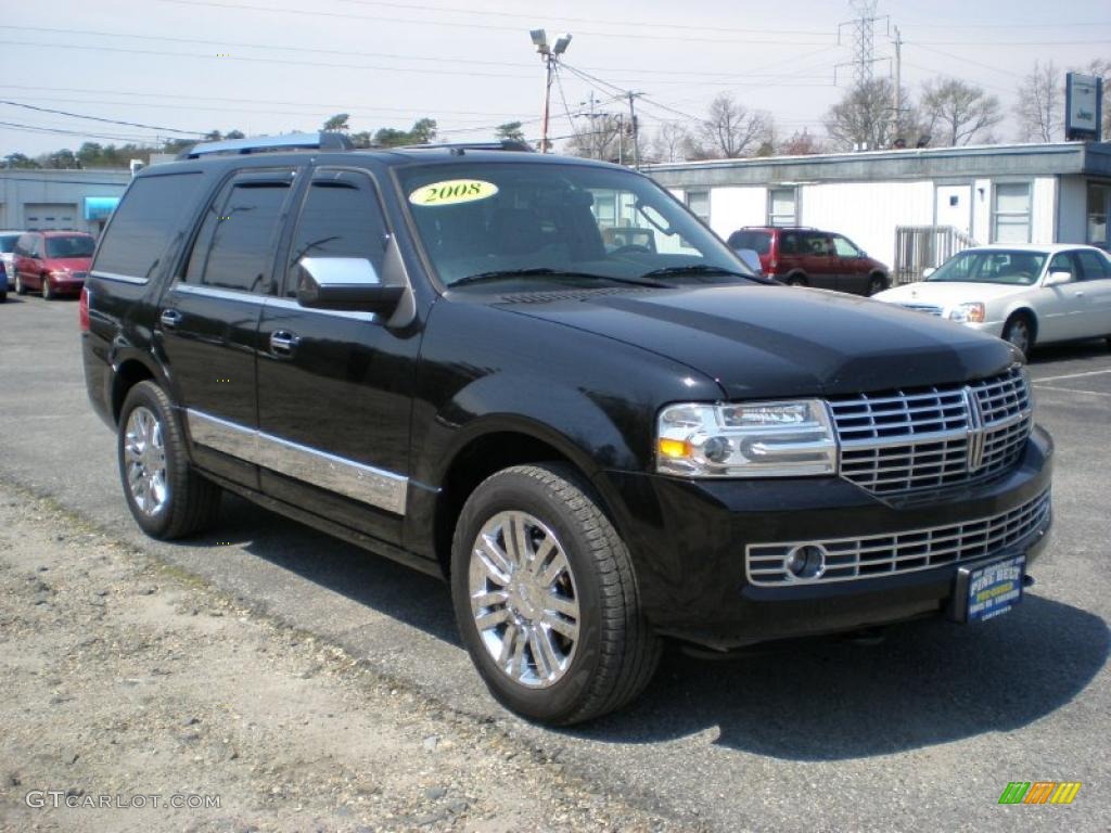 2008 Navigator Elite 4x4 - Black / Charcoal Black photo #3