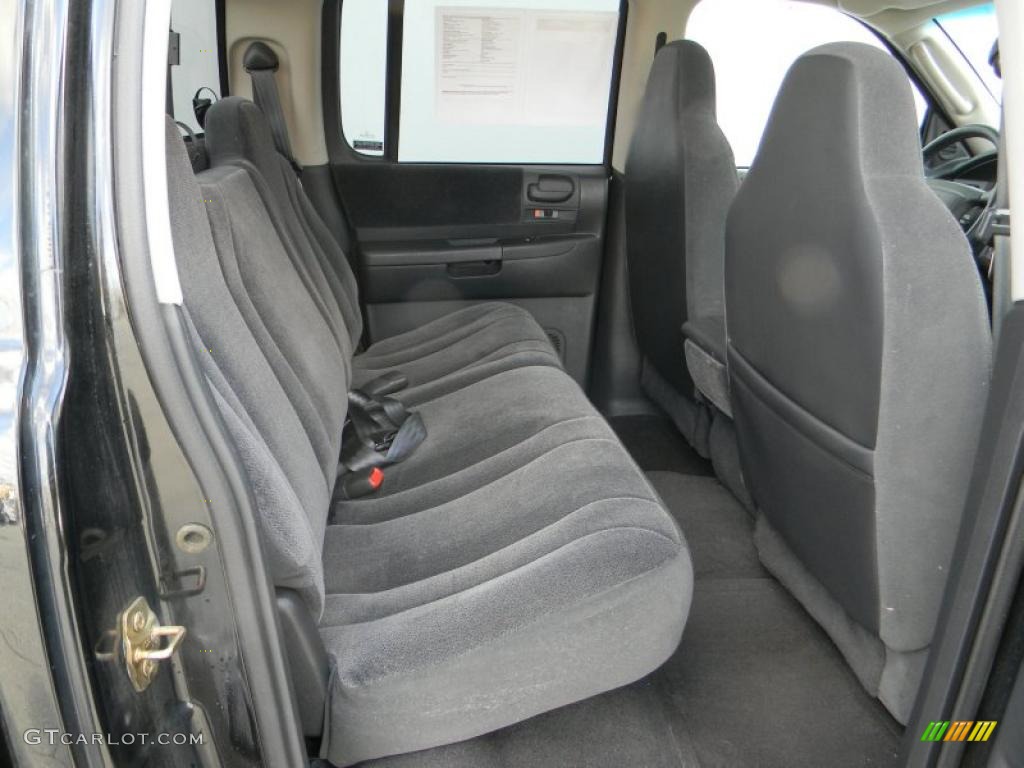 Dark Slate Gray Interior 2001 Dodge Dakota Sport Quad Cab 4x4 Photo #48298270