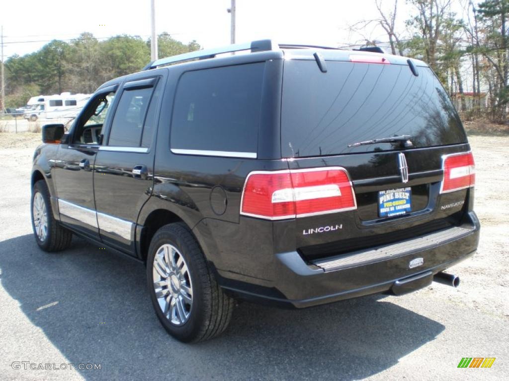 2008 Navigator Elite 4x4 - Black / Charcoal Black photo #7