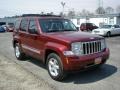2008 Red Rock Crystal Pearl Jeep Liberty Limited 4x4  photo #3