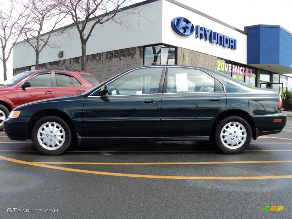 1997 Accord EX Sedan - Sherwood Green Metallic / Ivory photo #7