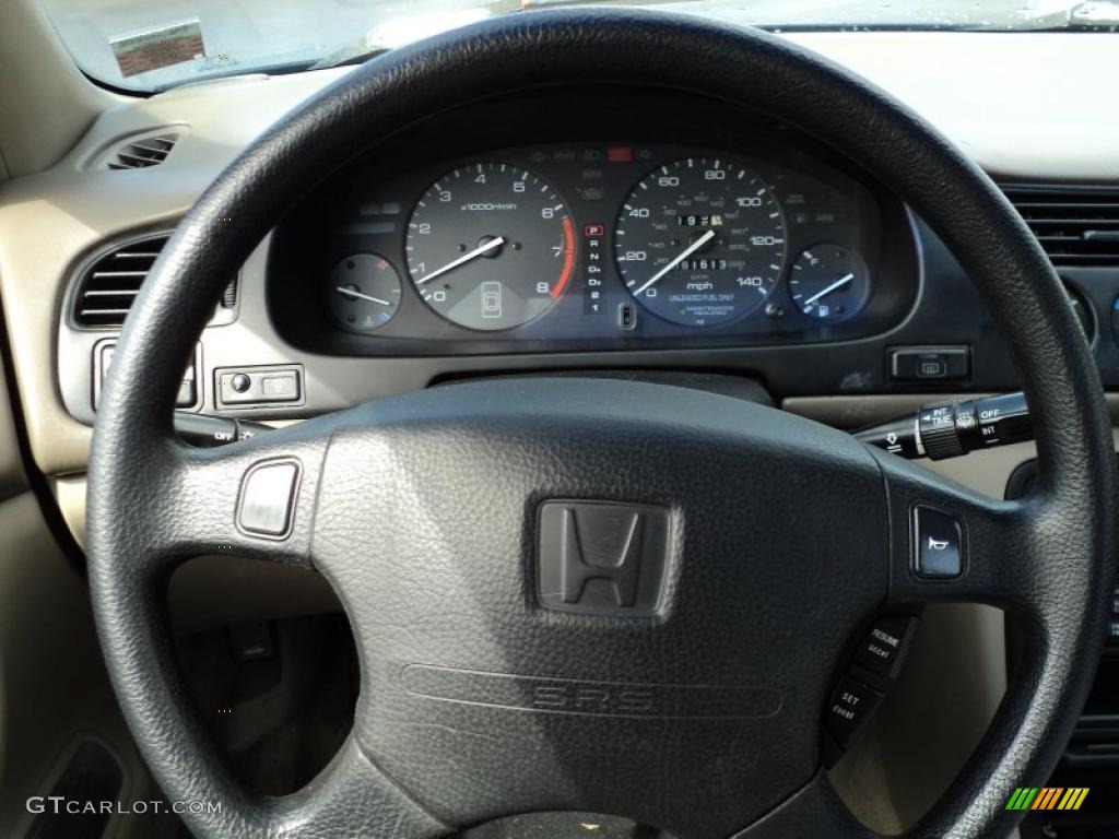 1997 Accord EX Sedan - Sherwood Green Metallic / Ivory photo #31