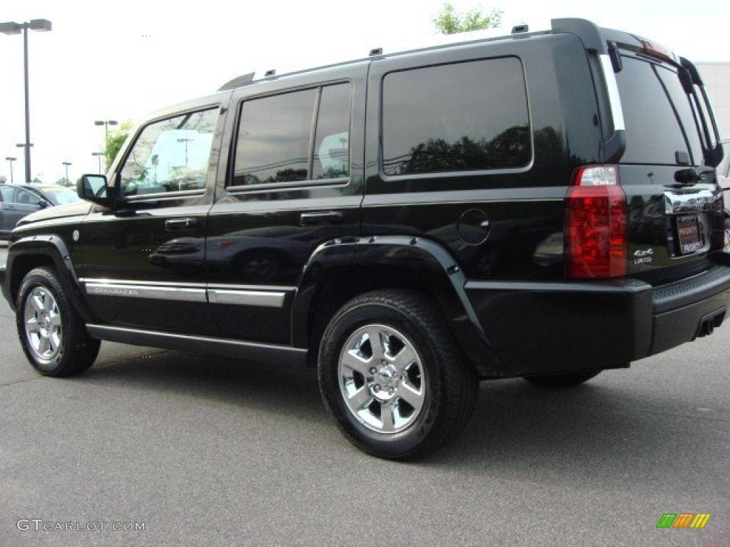 2006 Commander Limited 4x4 - Black / Saddle Brown photo #3