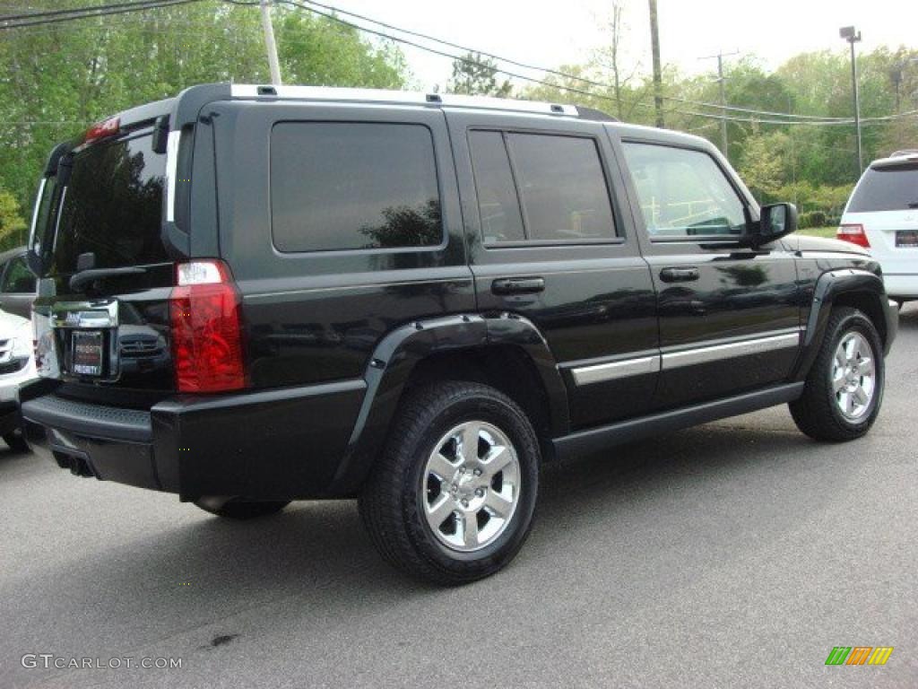2006 Commander Limited 4x4 - Black / Saddle Brown photo #4