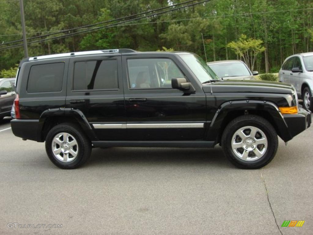 2006 Commander Limited 4x4 - Black / Saddle Brown photo #5