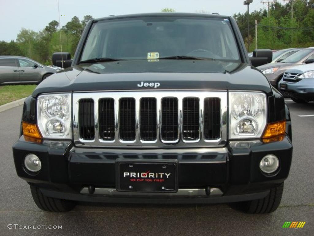 2006 Commander Limited 4x4 - Black / Saddle Brown photo #7