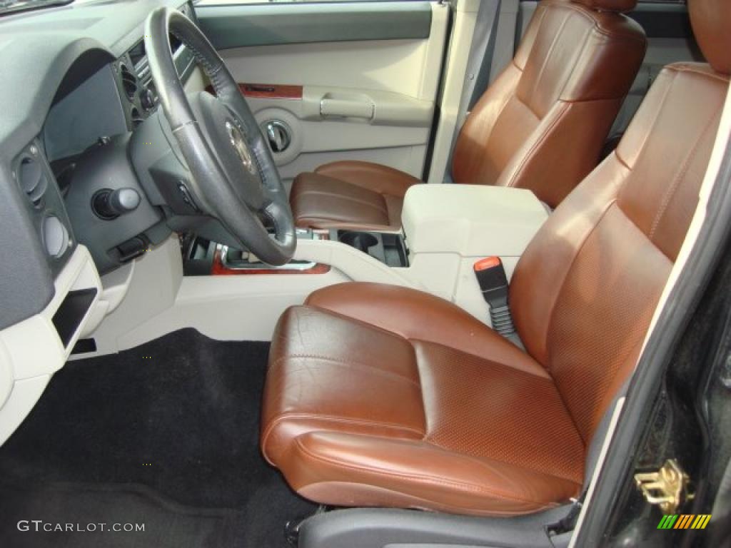 2006 Commander Limited 4x4 - Black / Saddle Brown photo #8