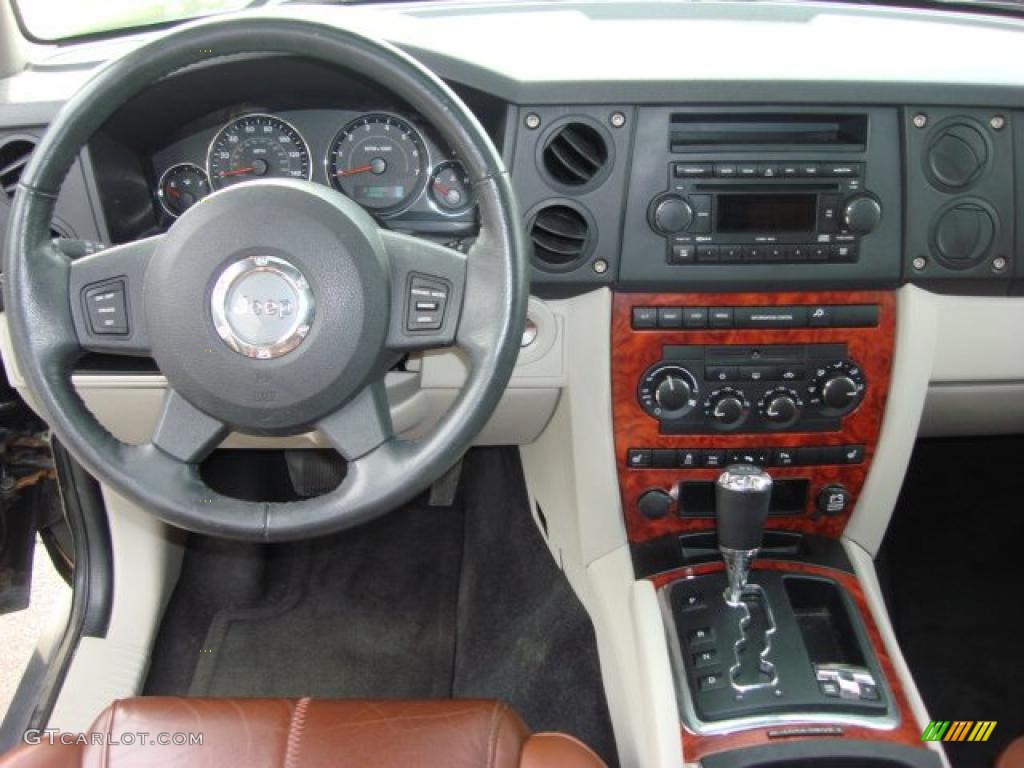 2006 Commander Limited 4x4 - Black / Saddle Brown photo #13