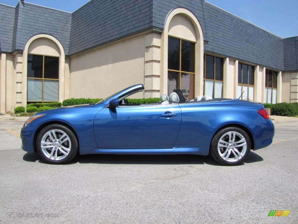 Athens Blue 2010 Infiniti G 37 Convertible Exterior Photo #48300490