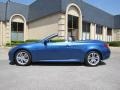 Athens Blue 2010 Infiniti G 37 Convertible Exterior