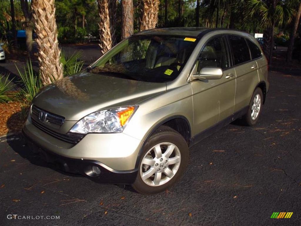 2008 CR-V EX-L 4WD - Borrego Beige Metallic / Ivory photo #4