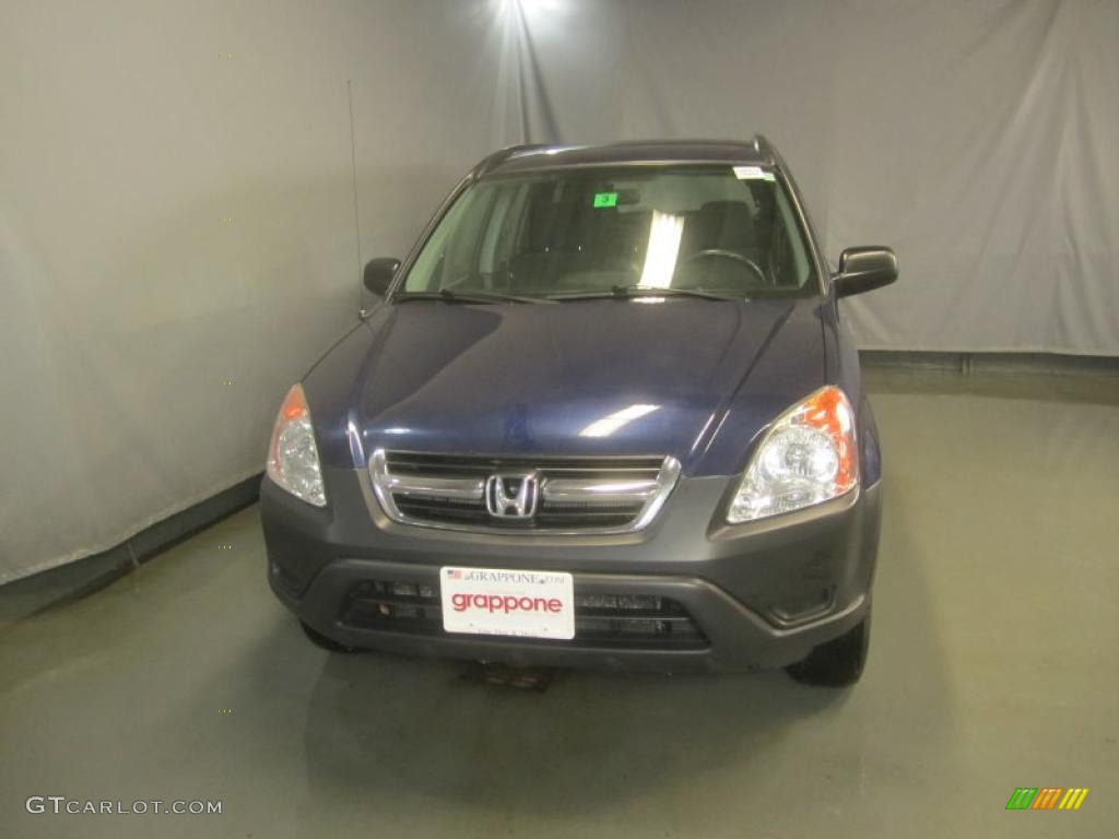 2004 CR-V LX 4WD - Eternal Blue Pearl / Black photo #2