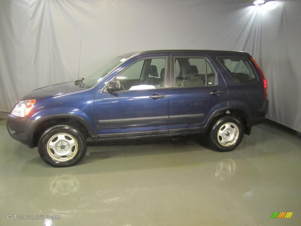 2004 CR-V LX 4WD - Eternal Blue Pearl / Black photo #3