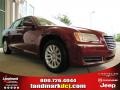 2011 Deep Cherry Red Crystal Pearl Chrysler 300   photo #1