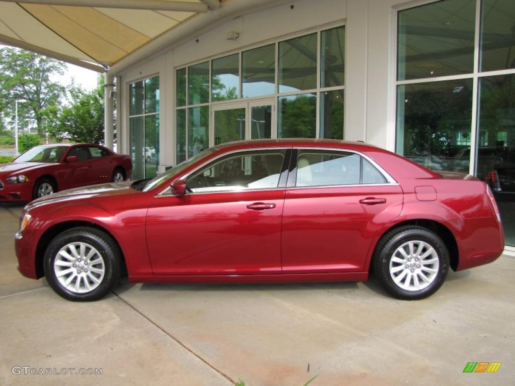 Deep Cherry Red Crystal Pearl 2011 Chrysler 300 Standard 300 Model Exterior Photo #48301522