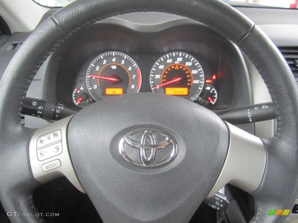 2010 Corolla S - Classic Silver Metallic / Dark Charcoal photo #28