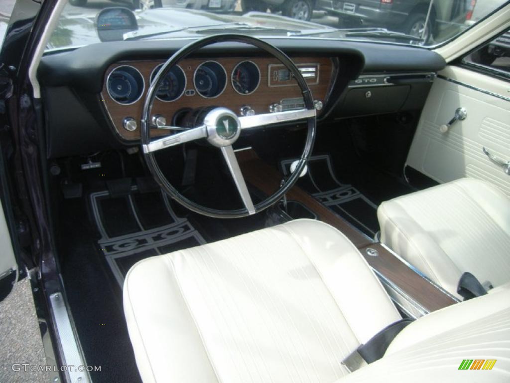 Parchment Interior 1967 Pontiac GTO 2 Door Sport Coupe Photo #48302812