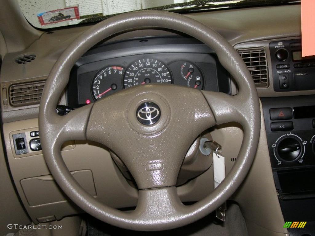 2003 Corolla CE - Sandrift Metallic / Pebble Beige photo #11