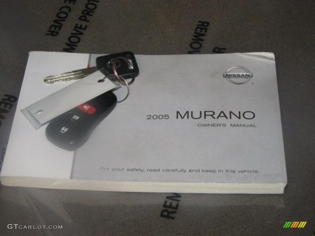 2005 Murano SE AWD - Midnight Blue Pearl / Cafe Latte photo #22