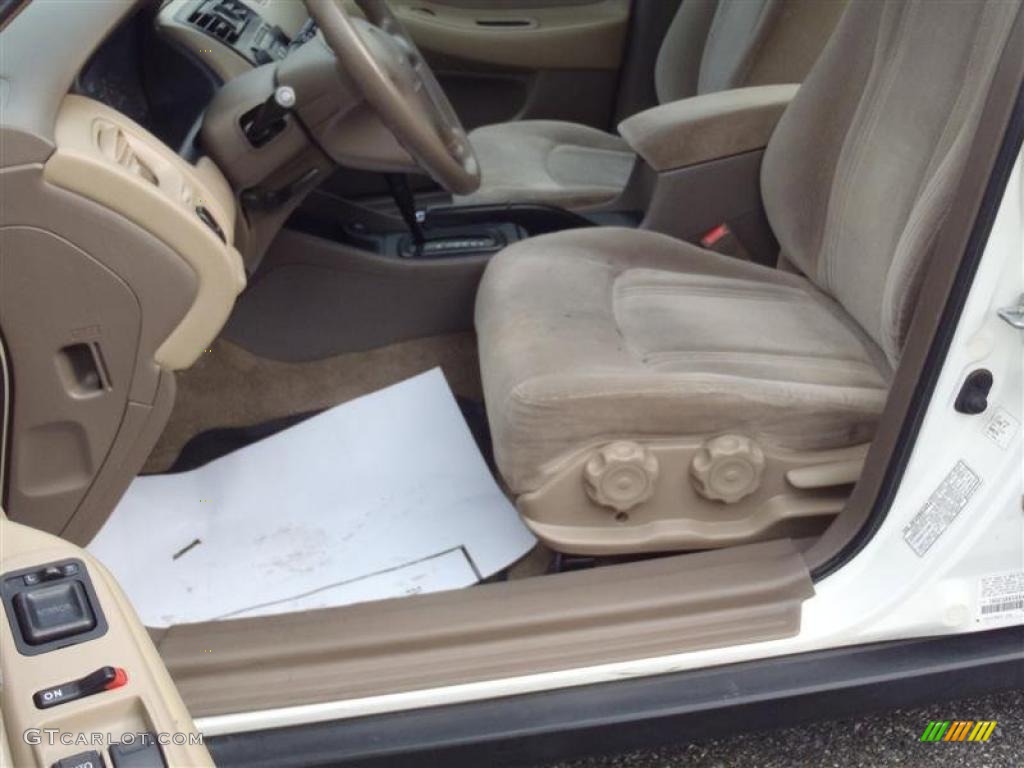 1999 Accord LX Sedan - Taffeta White / Tan photo #35