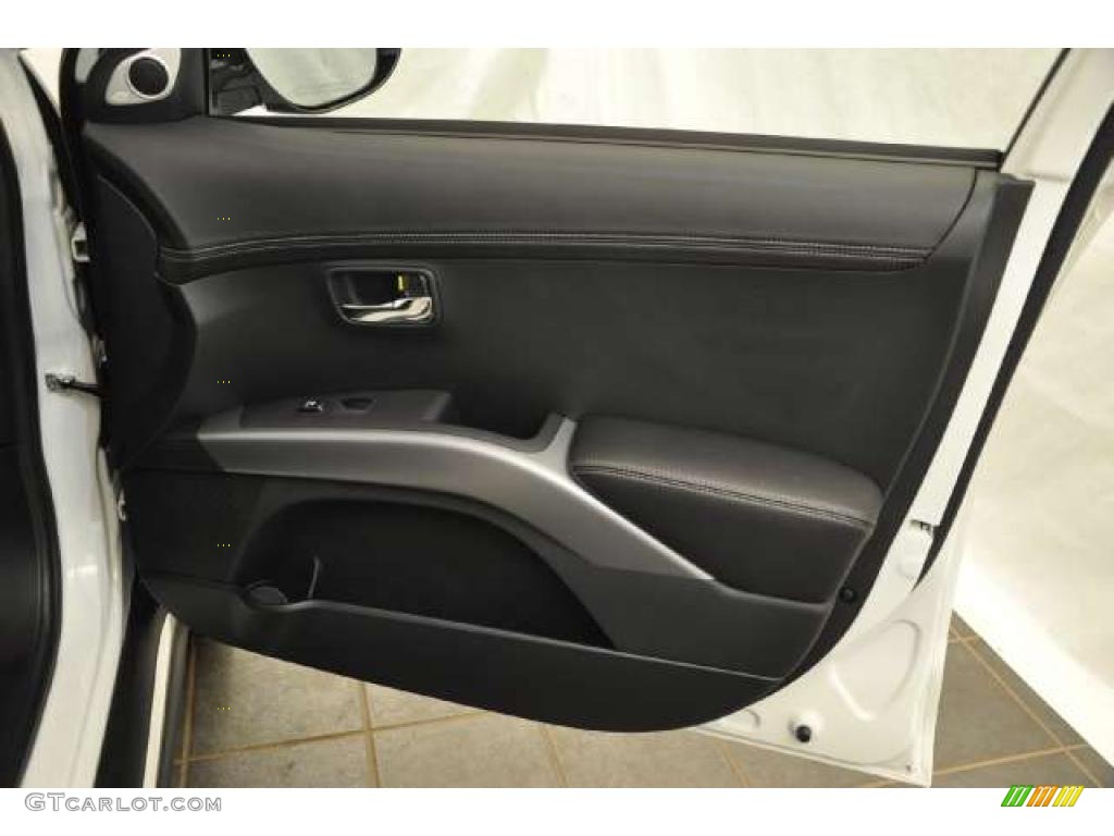 2010 Mitsubishi Outlander GT 4WD Black Door Panel Photo #48305971