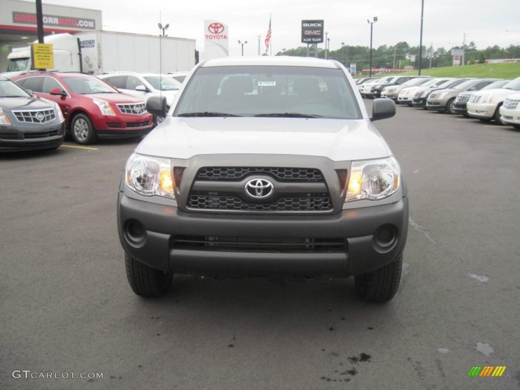 2011 Tacoma PreRunner Double Cab - Silver Streak Mica / Graphite Gray photo #8