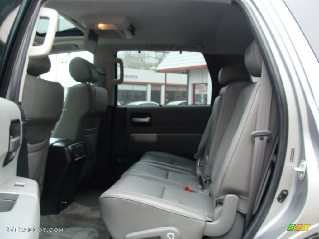 Graphite Interior 2008 Toyota Sequoia Limited 4WD Photo #48306973