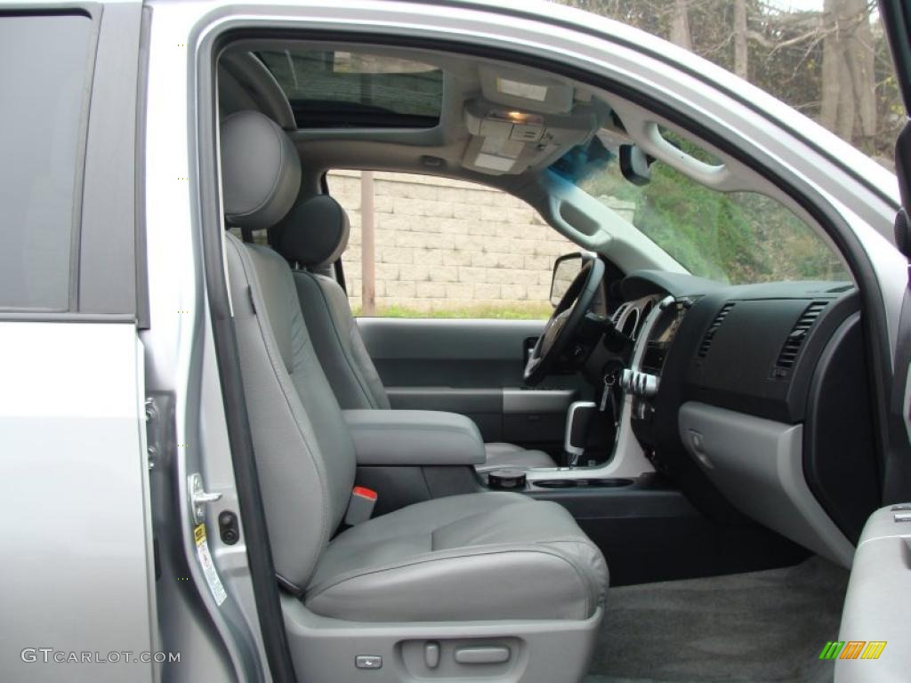 Graphite Interior 2008 Toyota Sequoia Limited 4WD Photo #48307078