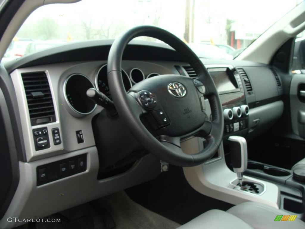 2008 Toyota Sequoia Limited 4WD Graphite Steering Wheel Photo #48307156
